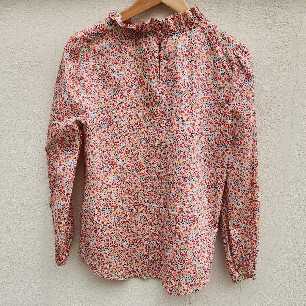 J. Crew Liberty of London Phoebe Floral Top - Picture 4 of 8